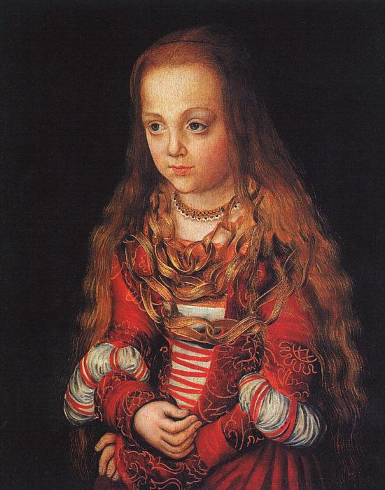 CRANACH, Lucas the Elder A Princess of Saxony dfg Sweden oil painting art
